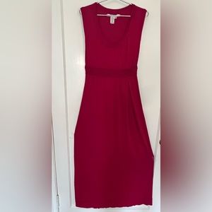 Max Studio Maxi-Dress in fuschia pink